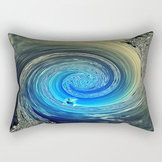 Surf Spiral Rectangular Pillow