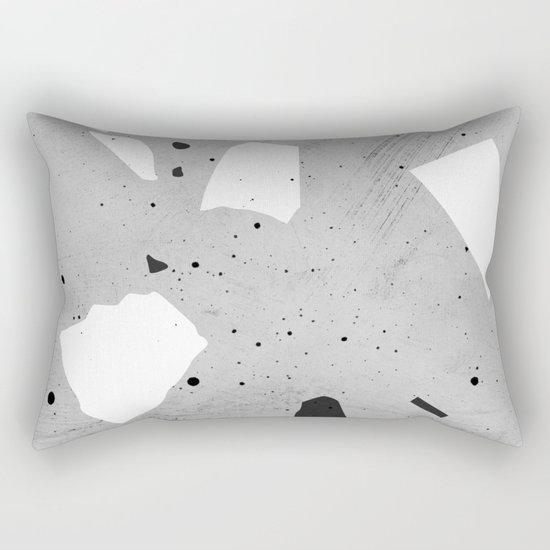 painted terrazzo 3 Rectangular Pillow