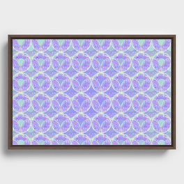 Sweet donuts pattern Framed Canvas