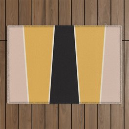 Honey Bee Color Block Outdoor Rug