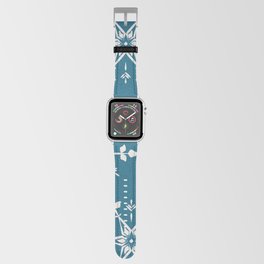 Winter Snowflake Pattern Apple Watch Band