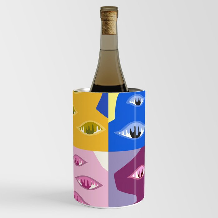 The crying eyes patchwork 4 Wine Chiller
