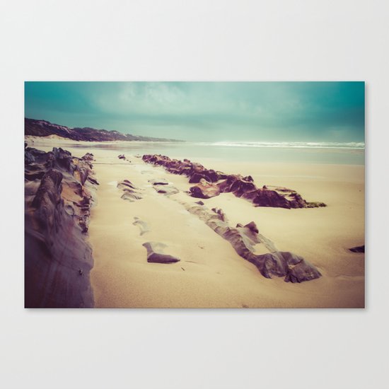 Blue Ocean Path Canvas Print