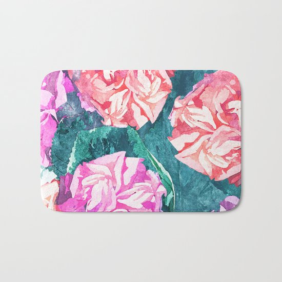 Florals #society6 #decor #lifestyle #fashion #buyart Bath Mat