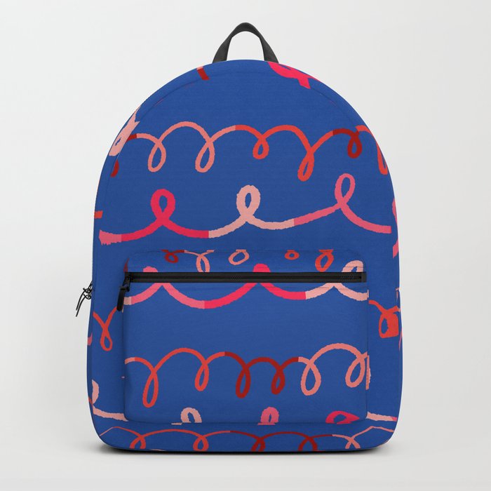 Making Waves - Pink & Blue Backpack