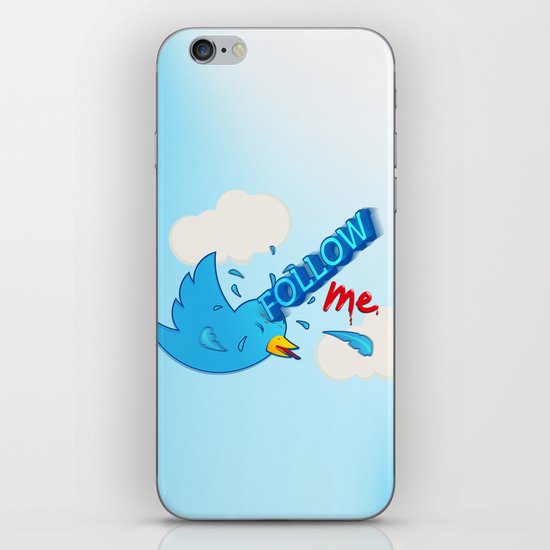 follow me! iPhone Skin