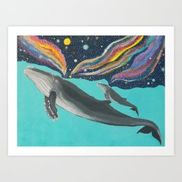 So, that's who created the universe? Art Print