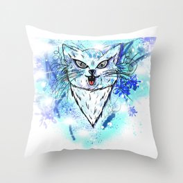 Smokey Throw Pillow