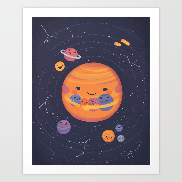 Planet Mama Art Print