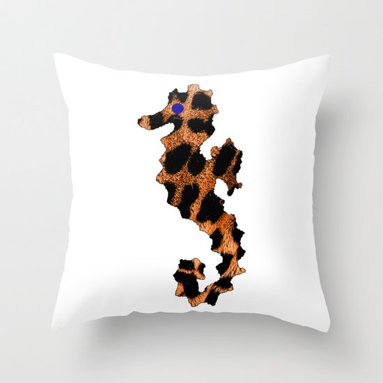 SEA LEOPARD Throw Pillow