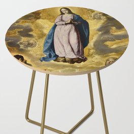 The Immaculate Conception with Saint Joachim and Saint Anne by Francisco de Zurbaran Side Table