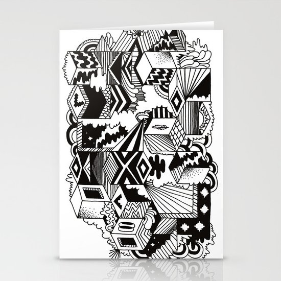 Cube-ular Stationery Cards