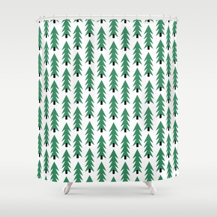 Christmas Tree Forest Holiday Minimal Decor Festive Winter Trees