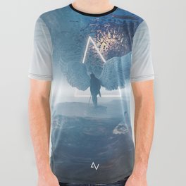 Angel Warrior All Over Graphic Tee