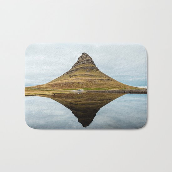Mountain reflect Bath Mat
