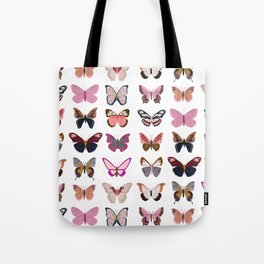 Pink Butterflies Tote Bag