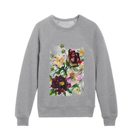 floral phrases: Ha, ha, ha, no Kids Crewneck