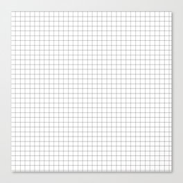Grid lines pattern Canvas Print