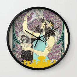 Art Nouveau Wall Clock