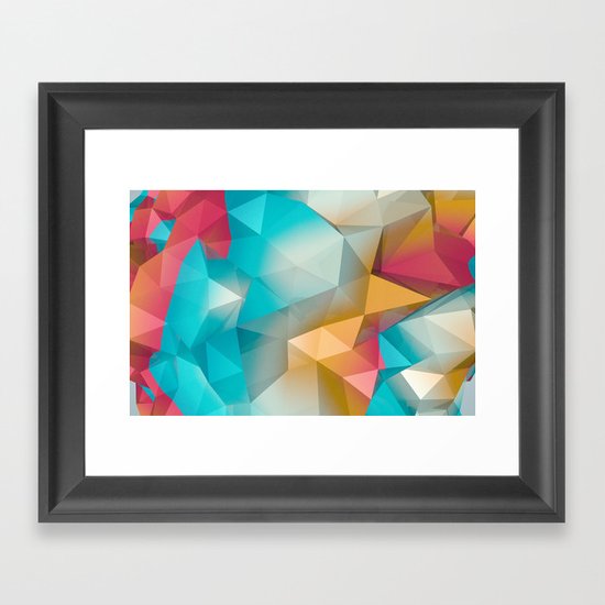 Land Sphere Framed Art Print