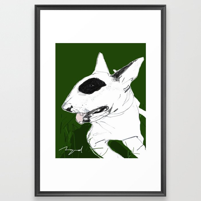 Bull Terrier Framed Art Print