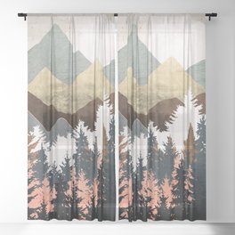 Forest View Sheer Curtain