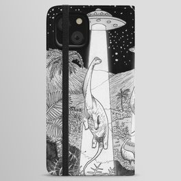 Dino abduction iPhone Wallet Case