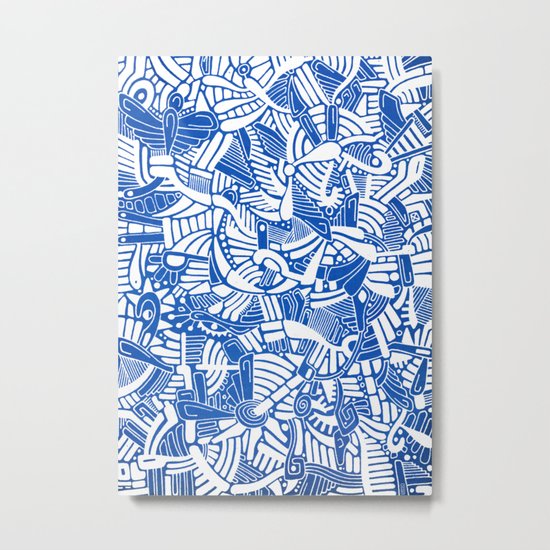 - the captain who fell with the blue angels - Metal Print
