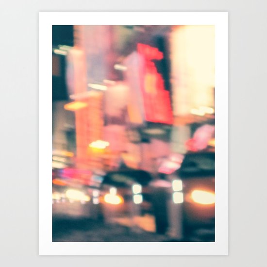 NY Lights Art Print