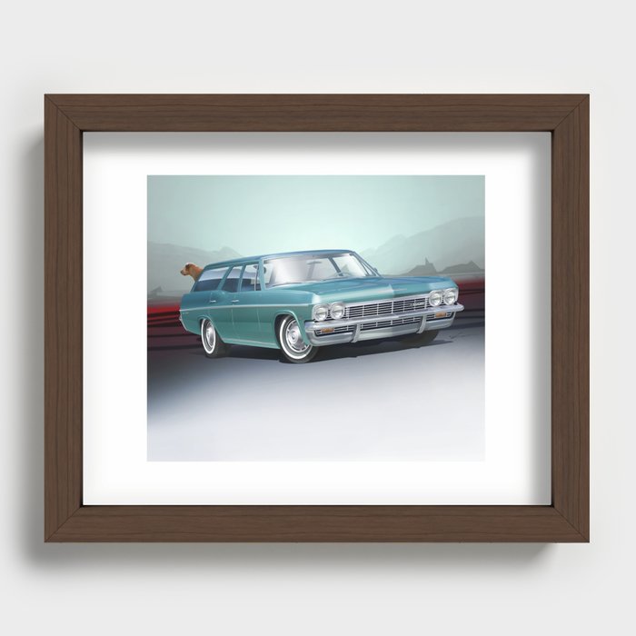 Wagon Life Recessed Framed Print