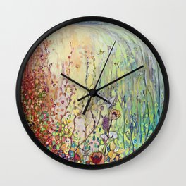 Crossing Over Wall Clock