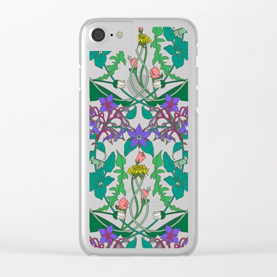 Dandelion Clear iPhone Case