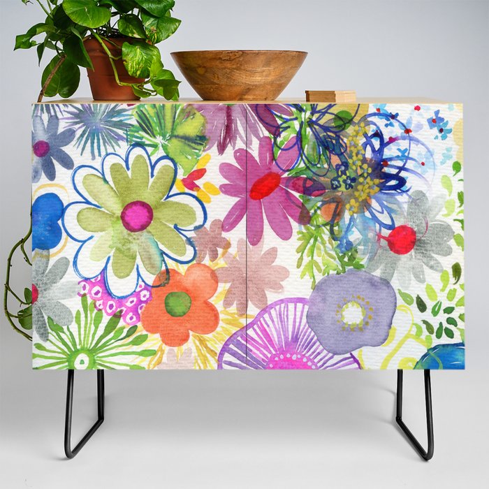 floral hurricane Credenza