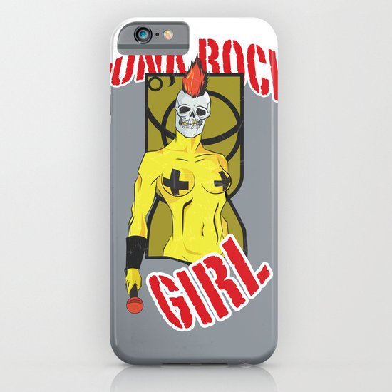 Punk rock Girl iPhone & iPod Case