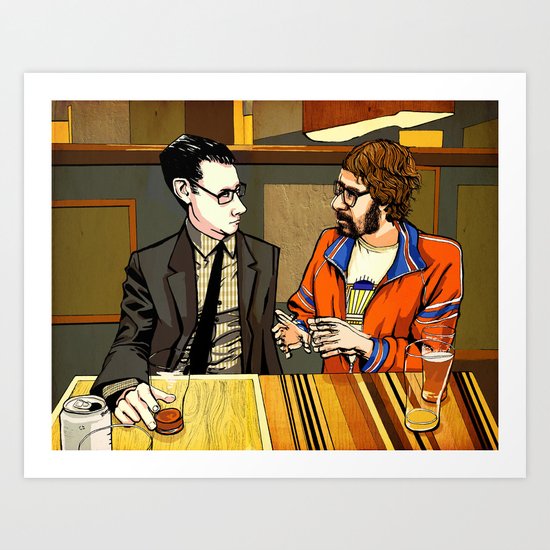 A Conversation About Acid at a Bar With No Name Art Print
