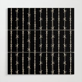 Barbed Wire Wood Wall Art
