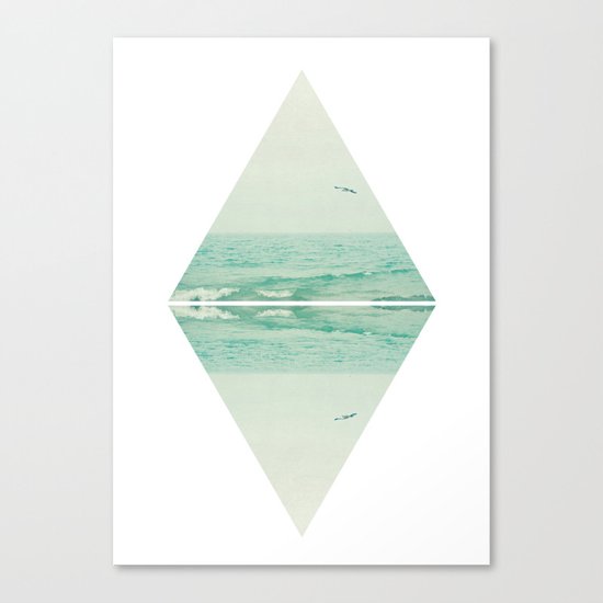 Parallel Waves Canvas Print