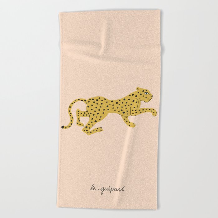 le guépard Beach Towel