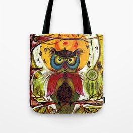 Boho Owl Tote Bag