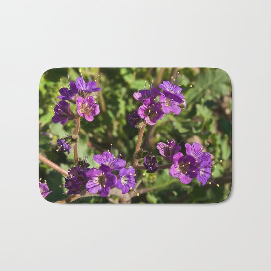 Notch-Leaved Phacelia - Desert Wildflower Bath Mat