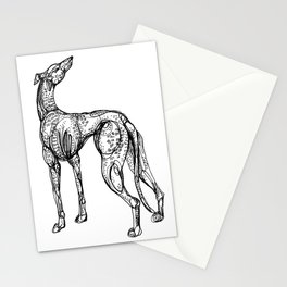 Whippet Stationery Card