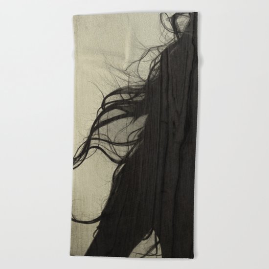 Hair 04 Beach Towel
