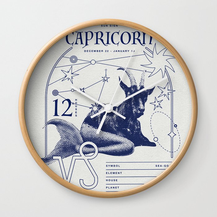 Capricorn Wall Clock