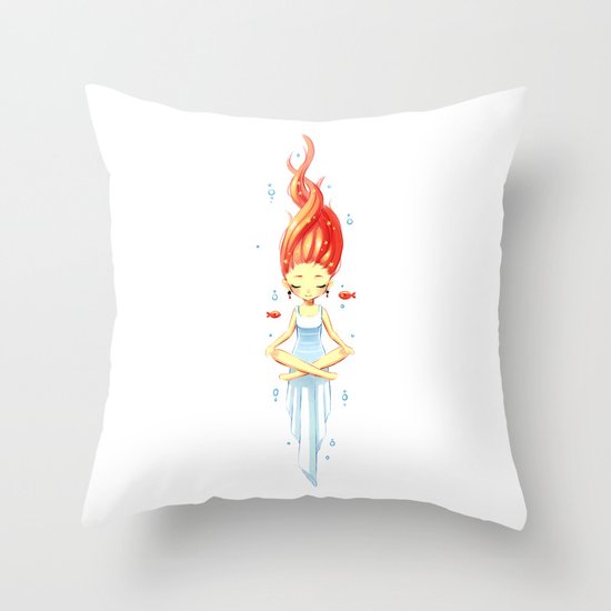 Coral Throw Pillow