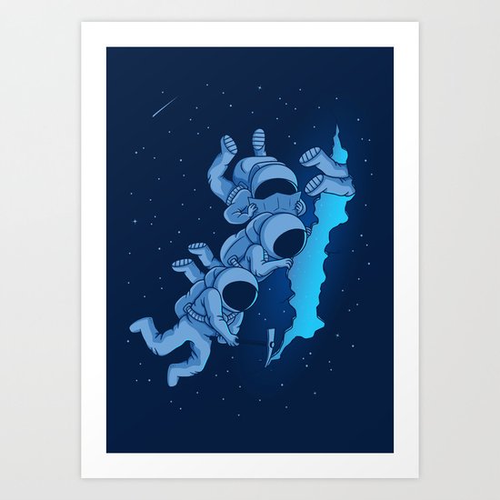 The outside world Art Print