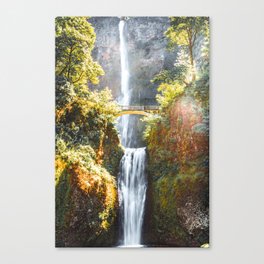 Multnomah Falls Waterfall Canvas Print