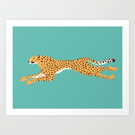 leopard Art Print