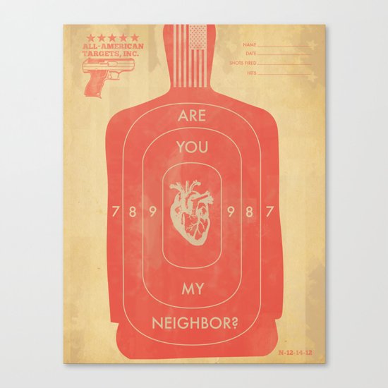 GUNCTRL Canvas Print