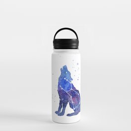 Galaxy Wolf Lupus Constellation Water Bottle