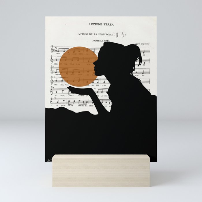 Music in the sun Mini Art Print